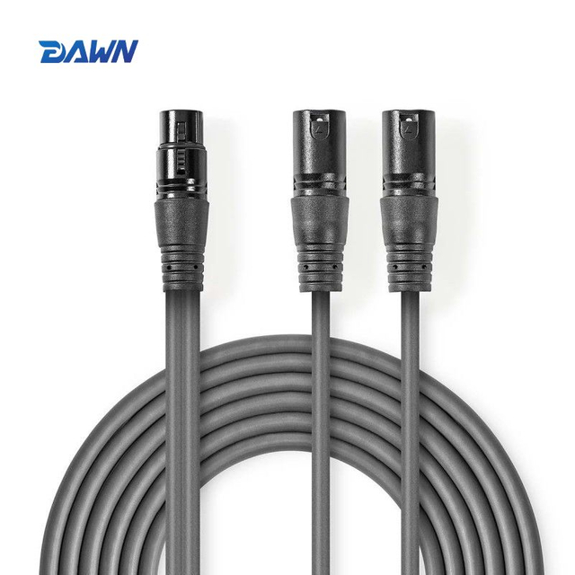 DAWN LINK 2XLR 3Pin Male To 3Pin Female