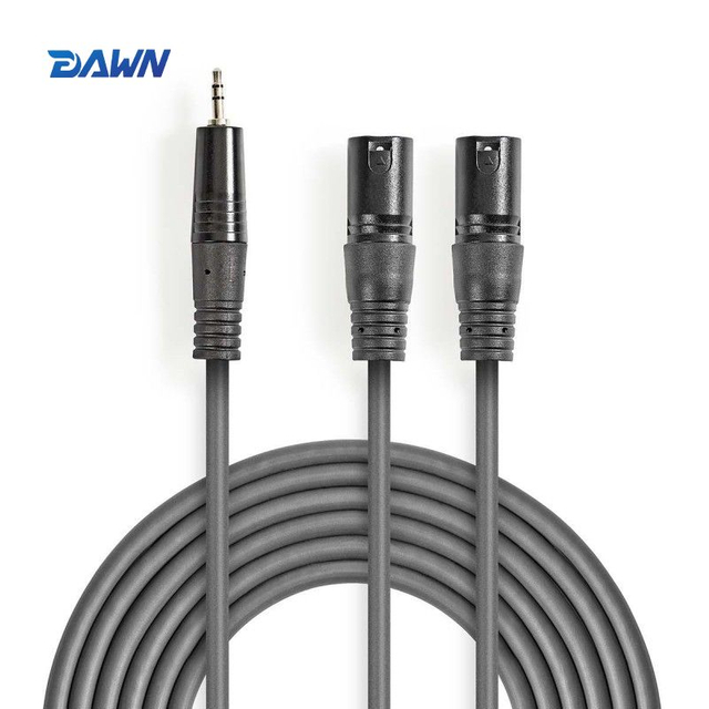 DAWN LINK 2XLR 3Pin Male To 3.5mm Male