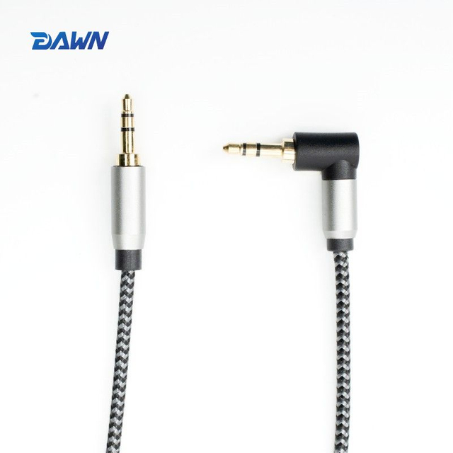 DAWN LINK 3.5mm 90 Angled Stereo Audio Cable Aluminum Alloy