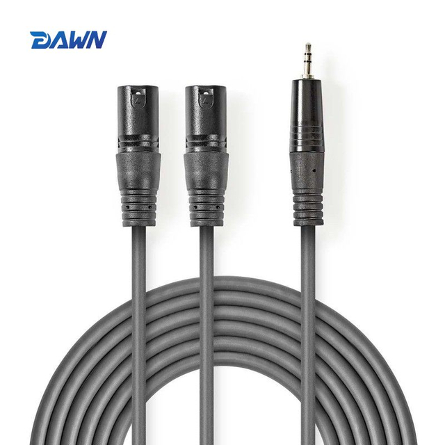 DAWN LINK 2XLR 3Pin Male To 3.5mm Male