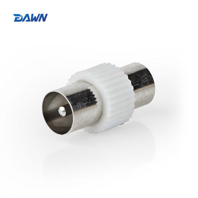 DAWN LINK Coaxial Adapter Male 75Ohm White