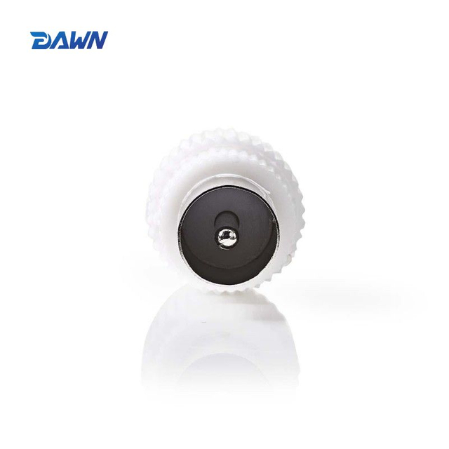 DAWN LINK Coax IEC Screw Adapter Male 75Ohm White